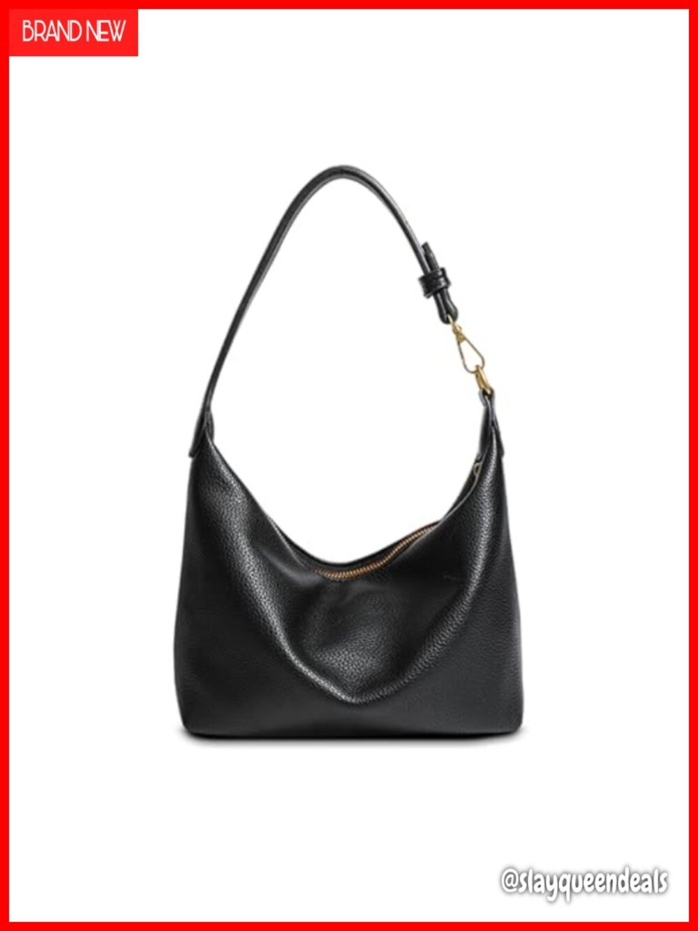 Small Hobo Bag Women Soft PU Leather Shoulder Purse Slouchy Trendy